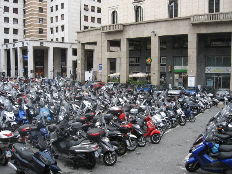 Мотоциклетная парковка